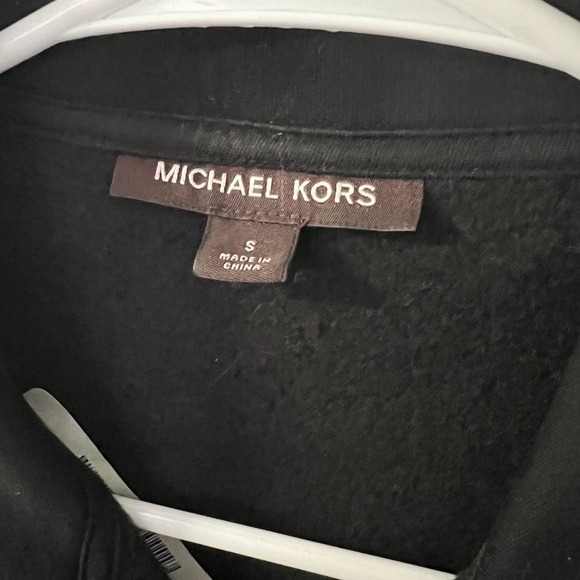 Women's Michael Kors 3 quarter zip sweater Black Size S - Picture 3 of 5